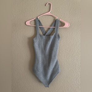 Abercrombie & Fitch Gray Bodysuit